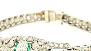 j3489 Platinum Diamond Bracelet