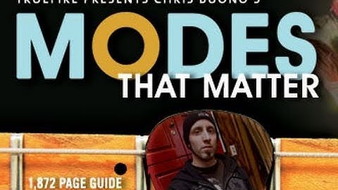Guitar Lessons & Scales - Modes That Matter - Introduction - Chris Buono