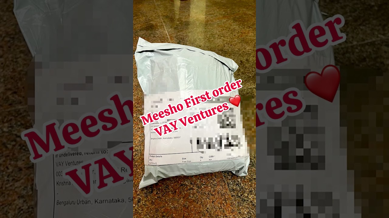 MeeshoFirstOrder