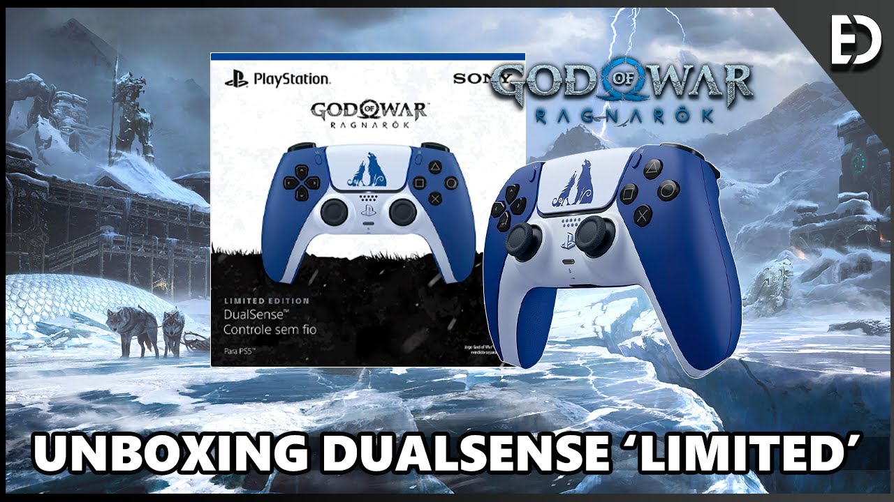 God Of War Ragnarok PS5 Dualsense Controller UNBOXING (LIMITED
