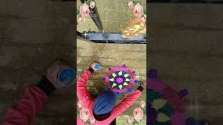Beautiful Salt Rangoli Design | Diwali Rangoli kolam screenshot 5