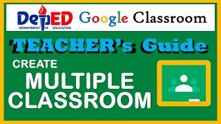 Creating MULTIPLE ROOMS in google classroom