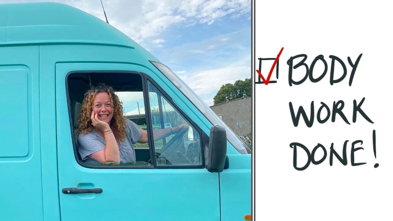 Vanlife Self Build: Van Respray & Bodywork : VW LT35 MWB