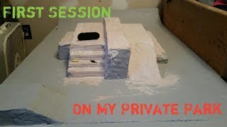 First Sesh On My Brand New Indoor Fingerboard Park!!