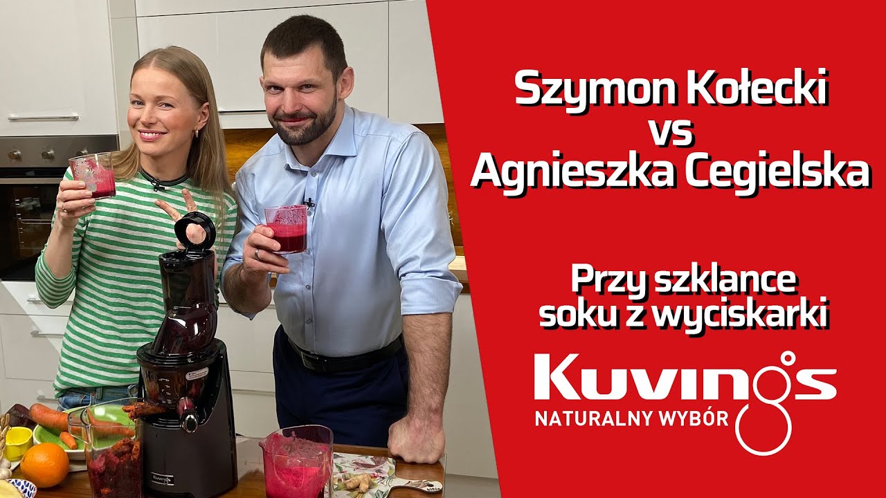 Szymon Kołecki vs. Agnieszka Cegielska - przy szklance soku z wyciskarki Kuvings