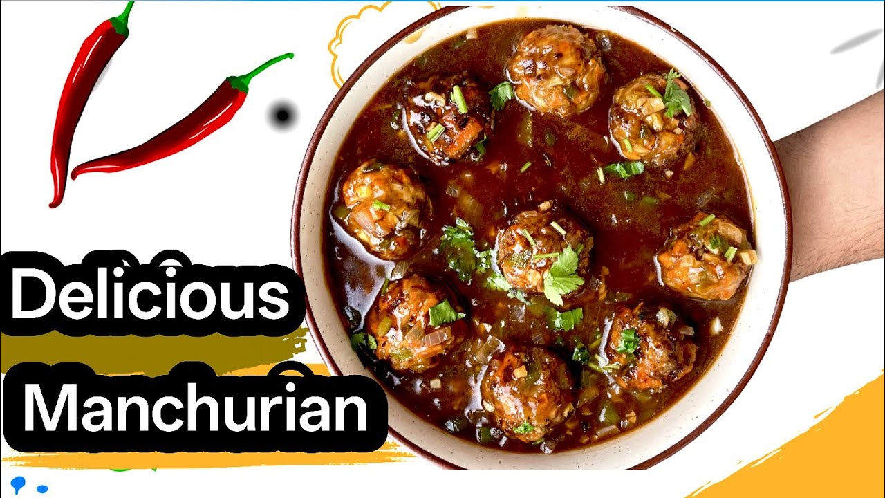 Easy & Quick Manchurian Recipe At home 