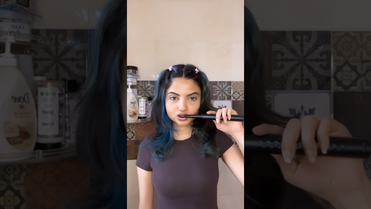 Brushing twice a day, keeps the dentist away😆 