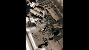 Dry ice used to remove factory sound deadening