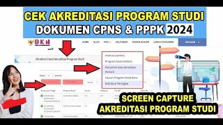 Cara Cek Akreditasi Program Studi Untuk Daftar Cpns Dan Pppk 2024