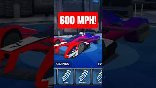 😱 FASTEST Car Ever.. (600 MPH)  #cardealershiptycoon #car #roblox #trending #shorts