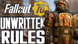5 UNWRITTEN RULES Of Fallout 76