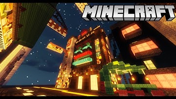 Minecraft Tutorial: CYBERPUNK Building