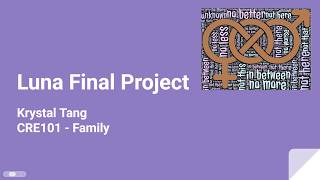 Luna Final Project Part 1, COM101 11297