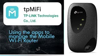 Download tpMiFi apps and manage the TP-Link M7200 Mobile Wifi router screenshot 3