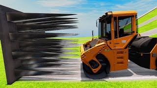 Giant Road Roller vs Everything - BeamNG.Drive #48 screenshot 1