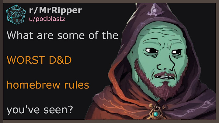 What are some of the WORST D&D homebrew rules you've seen? #dnd