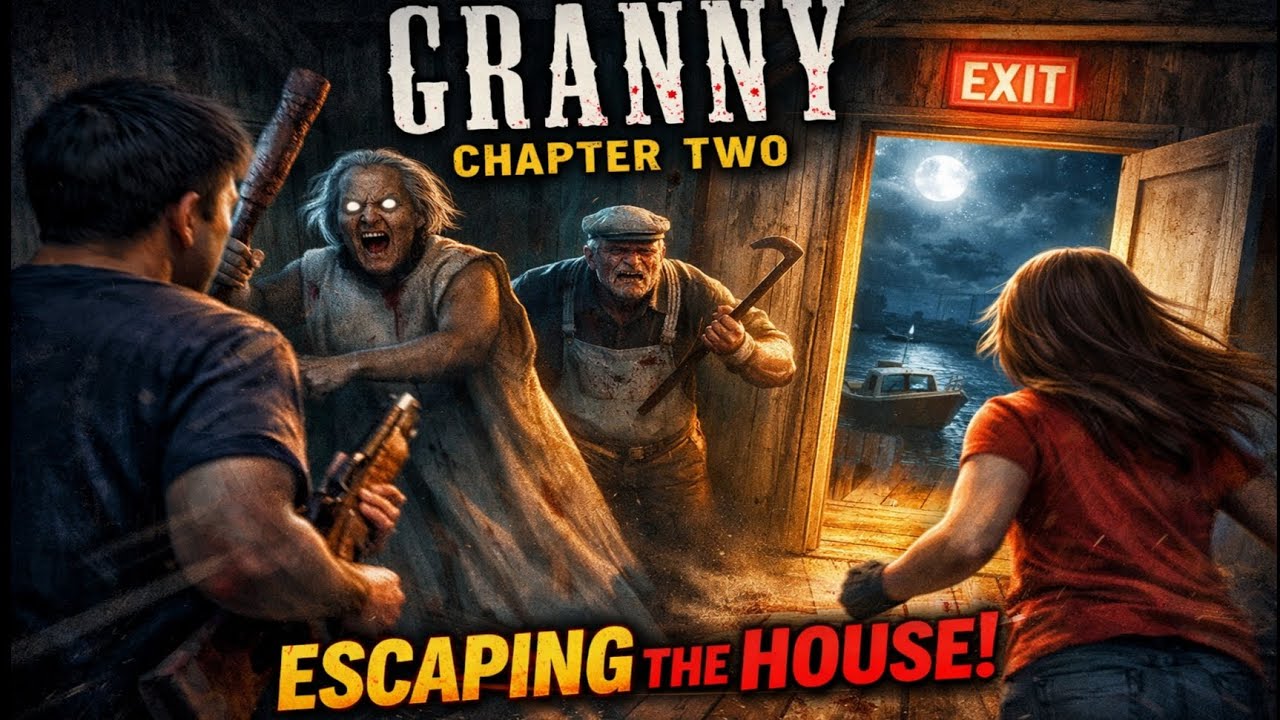 Granny chapter two ll Escaping the house ll Door escape 