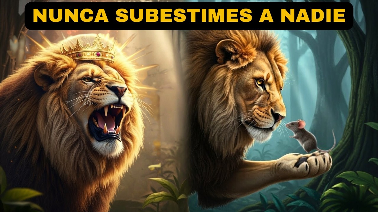 El León y el Ratón: La Fábula que Te Enseña a No Subestimar a Nadie
