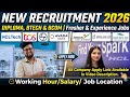2026 New Recruitment 🔥 HCL, TCS, Jindal & More | ITI Diploma BTech Freshers Jobs | Apply Now |Latest