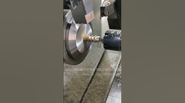 Have a look at how high-speed dual-channel slant bed CNC lathe machining workpiece#cnclathemachine