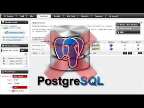 How to delete a PgSQL database - OzeVision Web Hosting Tutorial