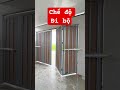 Cổng tự động 4 cánh, chế độ đi bộ