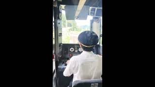 JR御殿場線　運転席越しの車窓