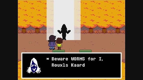 Deltarune Chapter 4 Secret Rouxls Kaard Cutscene