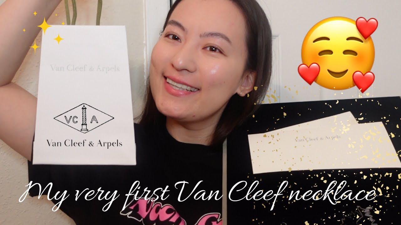 VCA unboxing and REVEAL! My very first Van Cleef and Arpels Piece