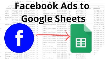 Facebook Ads to Google Sheets Automatically (with High Level)
