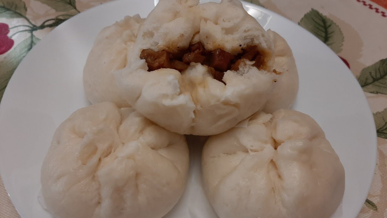 Homemade Steamed BBQ Pork Buns (របៀបធ្វើនំប៉ាវសាច់សាសុីវ)