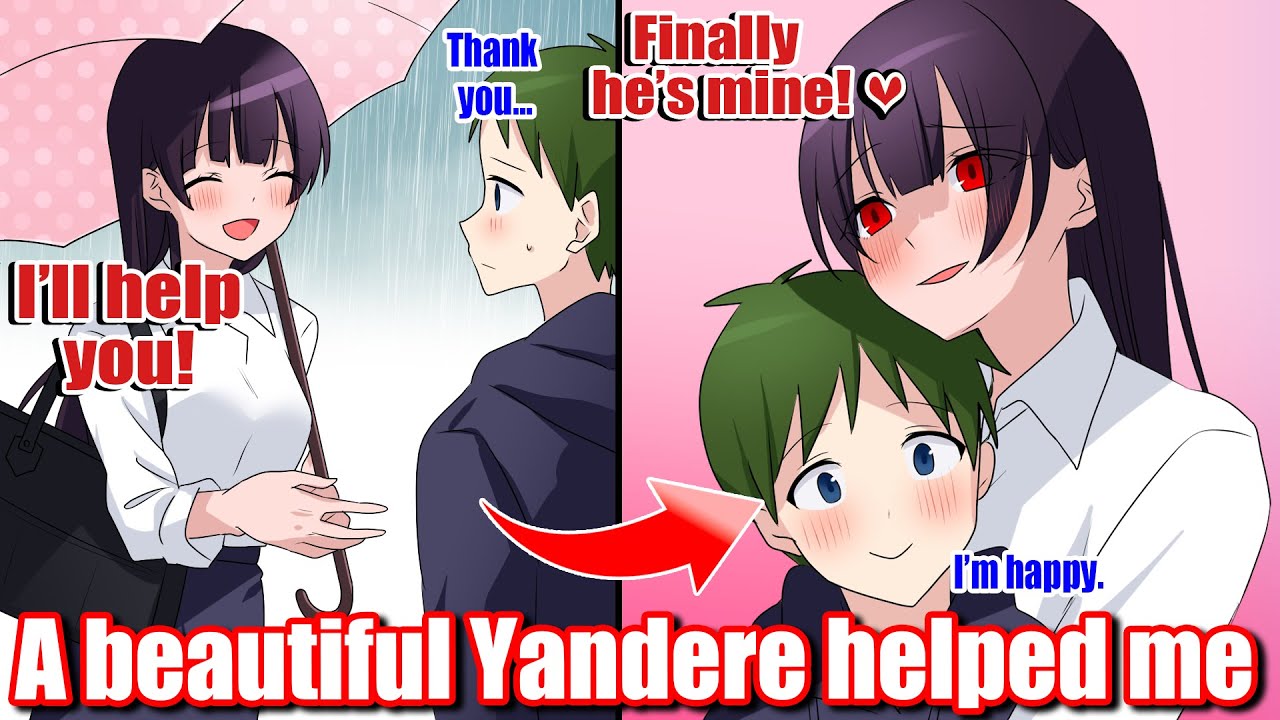 【Manga】A beautiful woman who helped me was actually Yandere【RomCom】