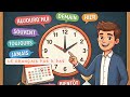 Leçon1: Les adverbes de temps/Time adverbes #apprendrelefrançais #adverbesdetemps  #timeadverbs