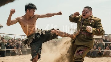日軍大佐欺負瘸腿小伙，怎料小伙是功夫高手，一招打敗日軍！#action #drama #war #kungfu #大陸劇 #剧情 #功夫 #中国电视剧