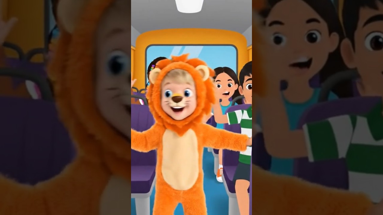 Little Lion’s First Day at School 🦁📚 | Kids Learning Song | 