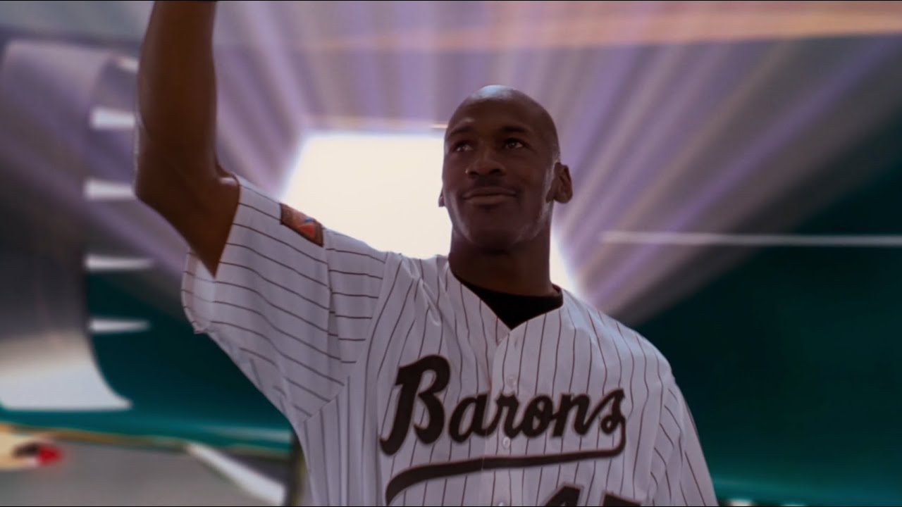 Space Jam (1996) - Michael arrives that the baseball game in style | RetroMovies
