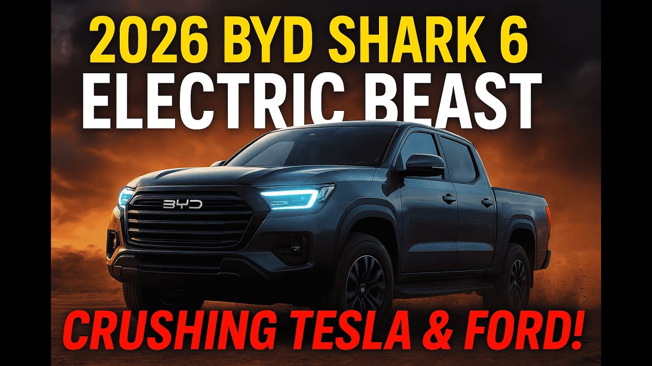 2026 BYD Shark 6 – The Electric Beast That’s Crushing Tesla & Ford!