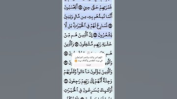 #تلاوة #سورة_المؤمنون #الآية 53-56 #قرآن #status