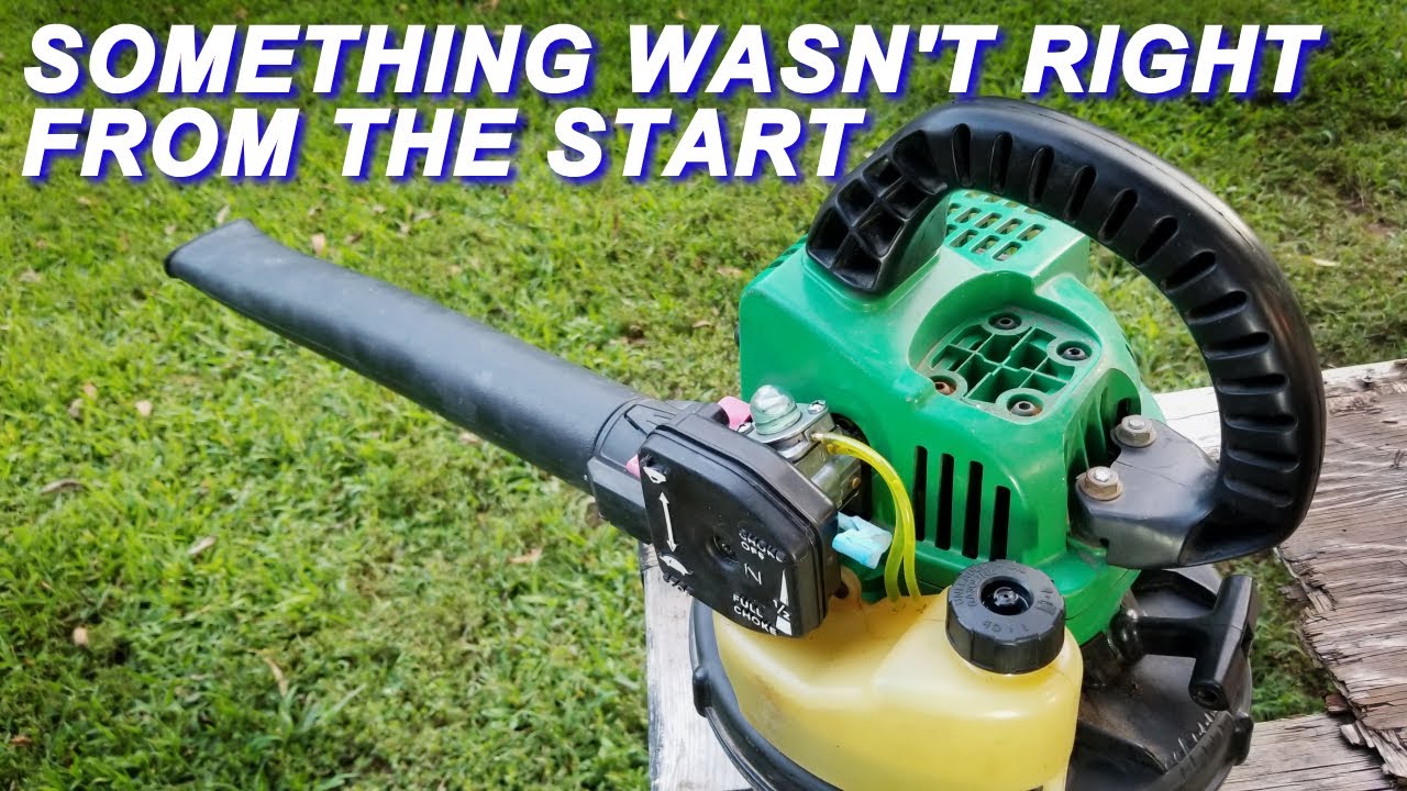 Trying To Fix A Leaf Blower Doesn't End The Way I Had Hoped YouTube
