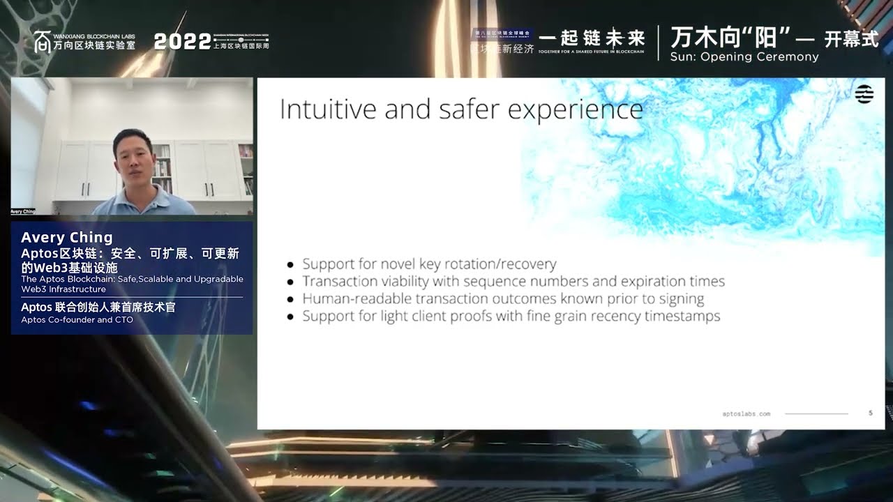 Avery Ching Keynote at Shanghai Blockchain Week | Aptos Overview: Safe, Scalable, and Upgradeable