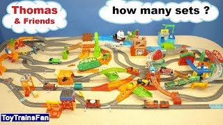Mega Thomas & Friends Very Complicated Track Layout. Trackmaster Toy Trains For Kids