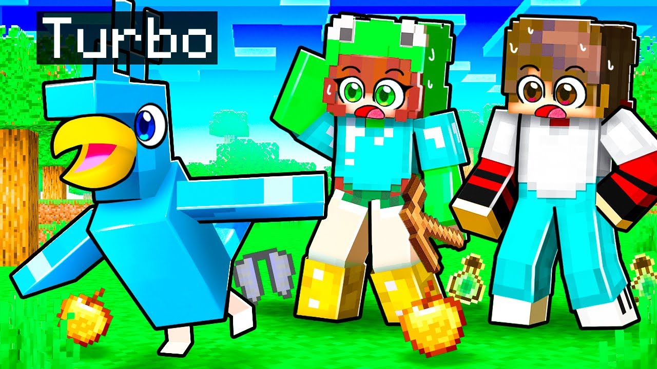 Fingí ser UN PÁJARO y me PASÉ MINECRAFT!