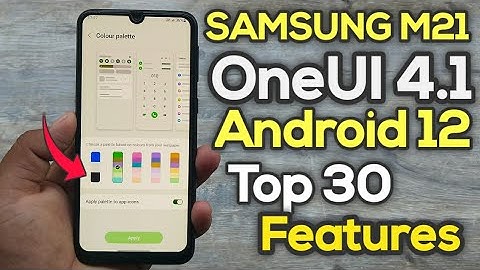 Samsung M21 Android 12 Update New Features | Top 30 Features | OneUI 4.1 Core