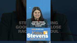 Stevens 'feeling good' about close race with Abdul El-Sayed