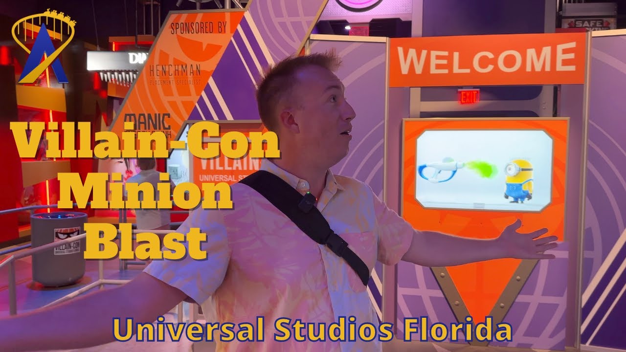 Inside Villain Con Minion Blast - Queue Tour