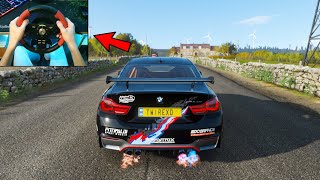Stage 2 BMW M4 GTS - Forza Horizon 4 (Steering wheel) gameplay