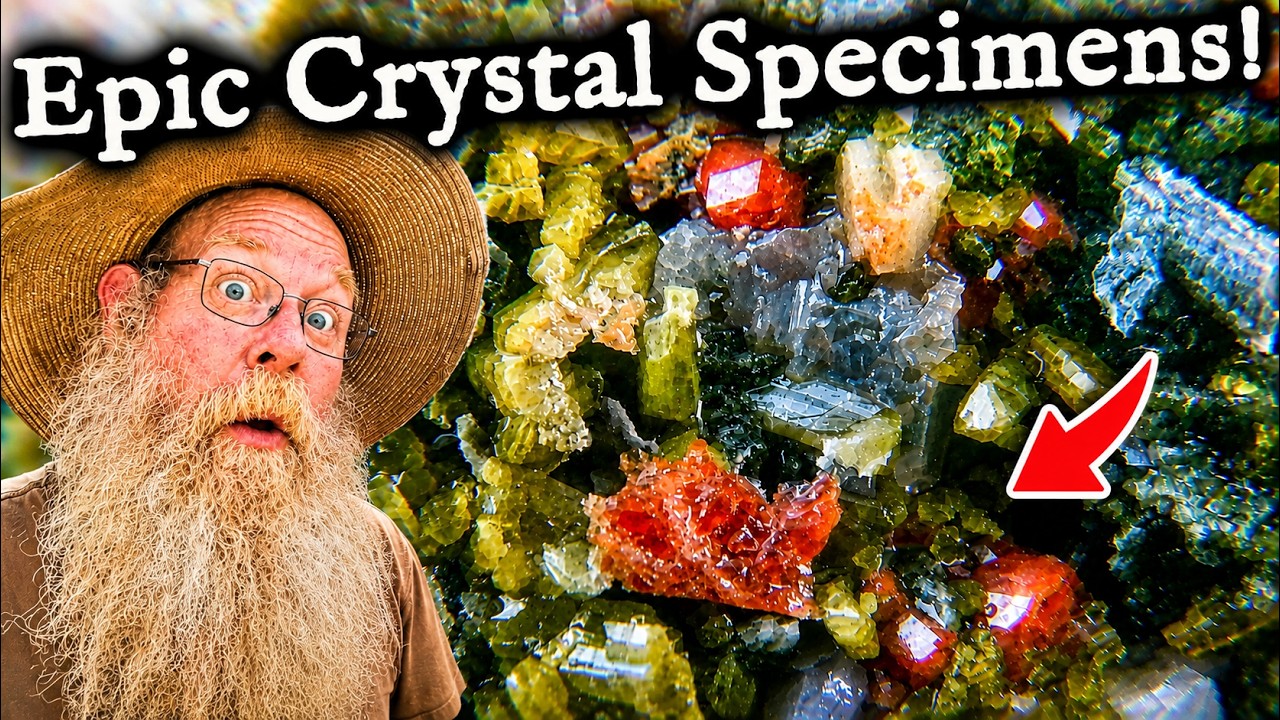 We Found Incredible Garnet & Epidote Crystal Specimens!