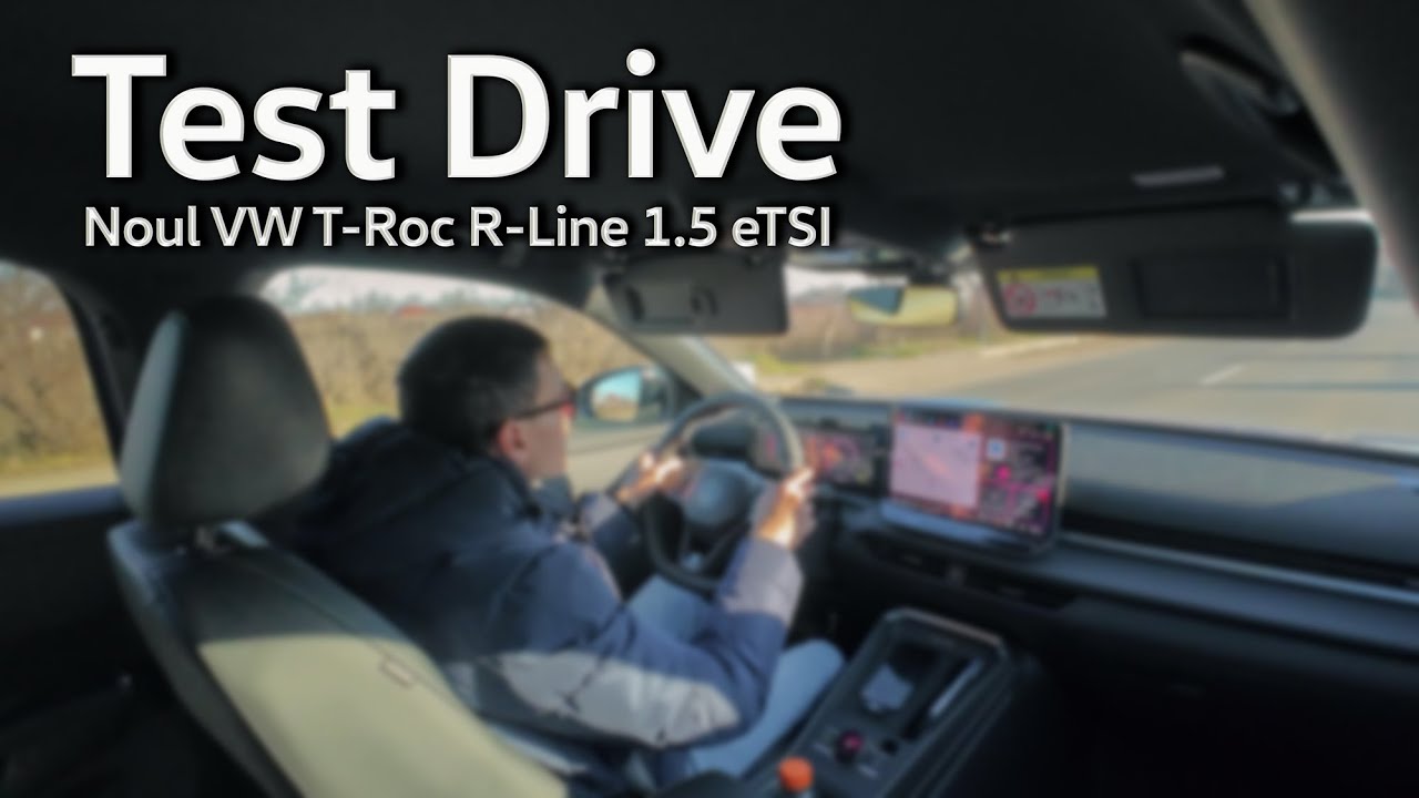 Noul VW T-Roc R-Line 1.5 eTSI 150 CP | Test Drive Relax 