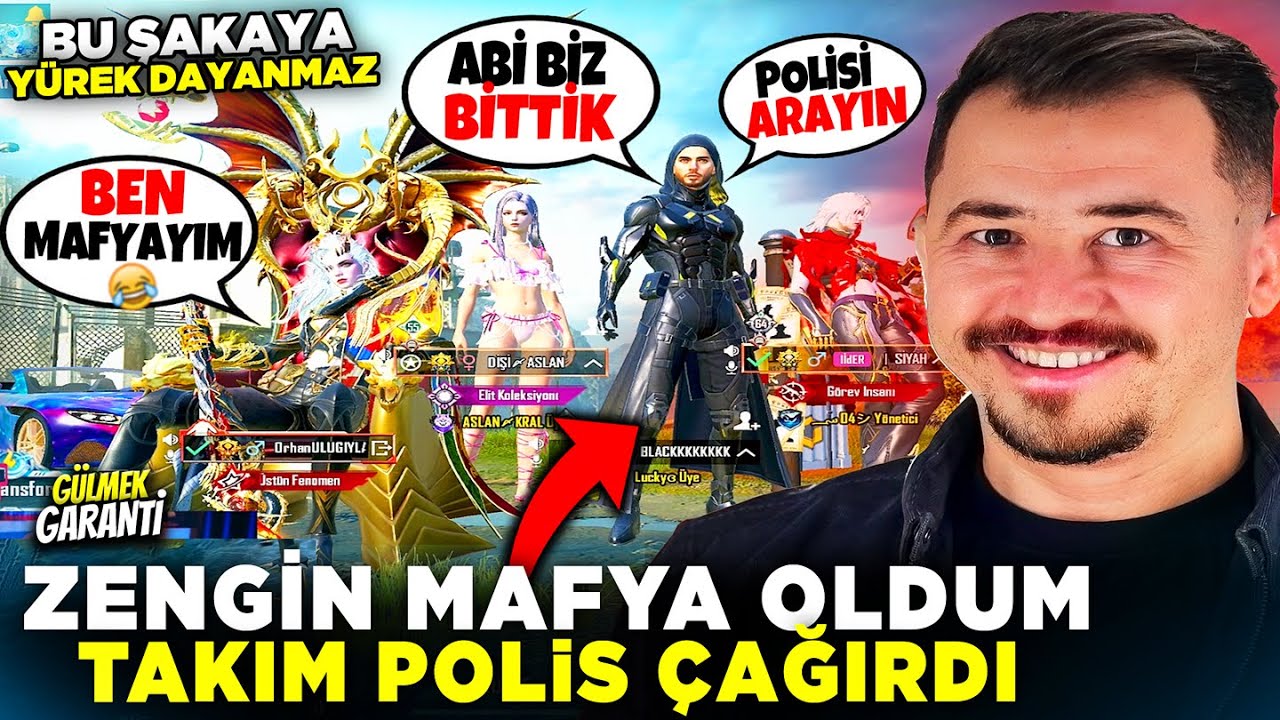 ZENGİN MAFYA GİBİ OYUNA GİRDİM 😂 TAKIM POLİSİ ÇAĞIRDI 😱 | PUBG Mobile