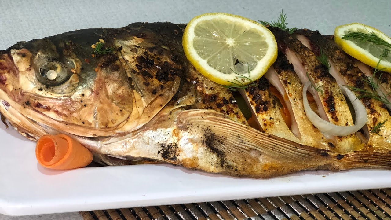 Համեղ ձուկ պատրաստելու գերազանց տարբերակ-вкусный толстолобик в духовке 👌